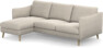 Madison Lux - 2-sits soffa med schäslong vänster - Beige