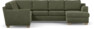 Friday - Hörnsoffa, 2+3-sits med schäslong höger - Grön