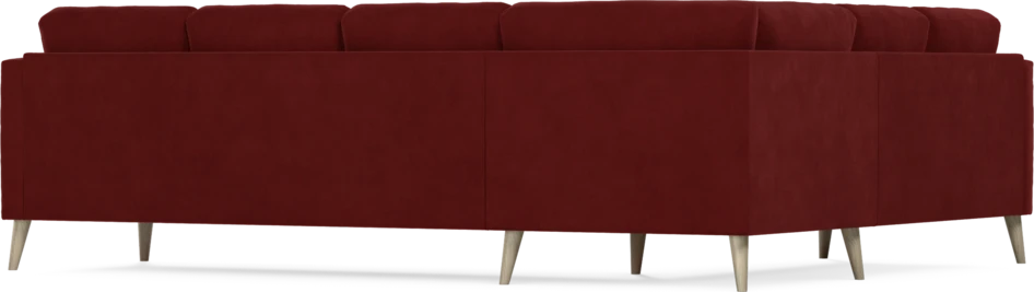Eden - Hörnsoffa, 2+3-sits - Röd