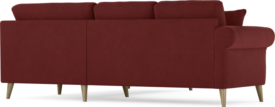Eden - Hörnsoffa, 2+2-sits - Röd