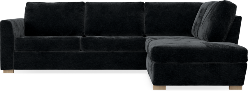 Friday - 2,5-sits soffa med divan höger - Blå
