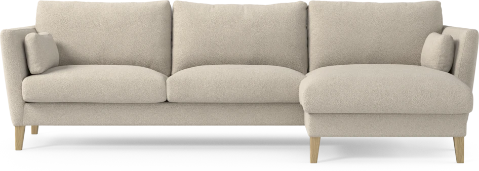 Winston - 3-sits soffa med schäslong, vändbar - Beige