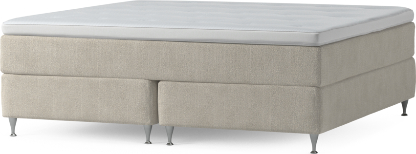 Delux Exclusive - Kontinentalsäng, dubbelsäng med bäddmadrass och sängben