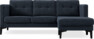 Rio - 3-sits soffa med schäslong höger - Blå