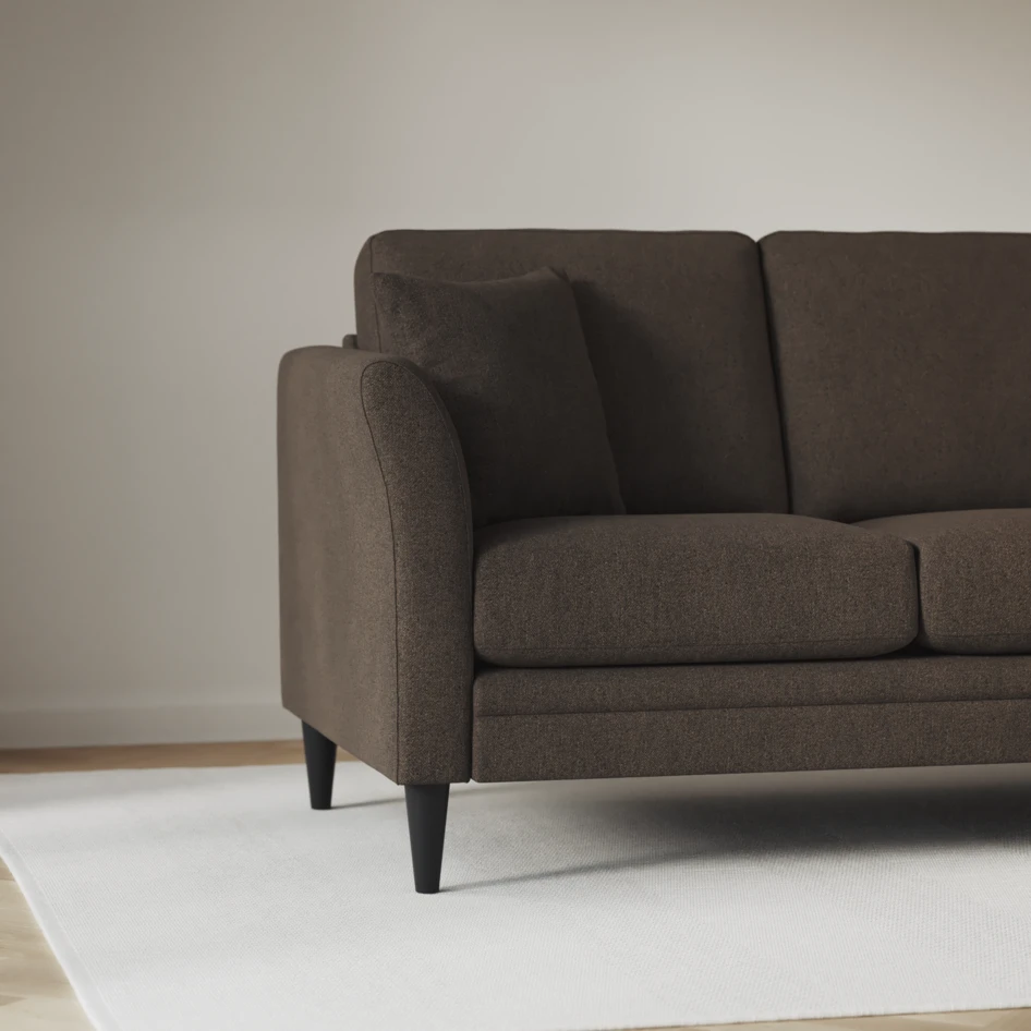 Eden - 2,5-sits soffa - Brun