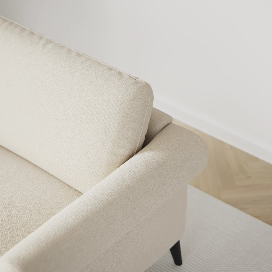 Bridge - 3-sits soffa med schäslong vänster och divan höger - Beige