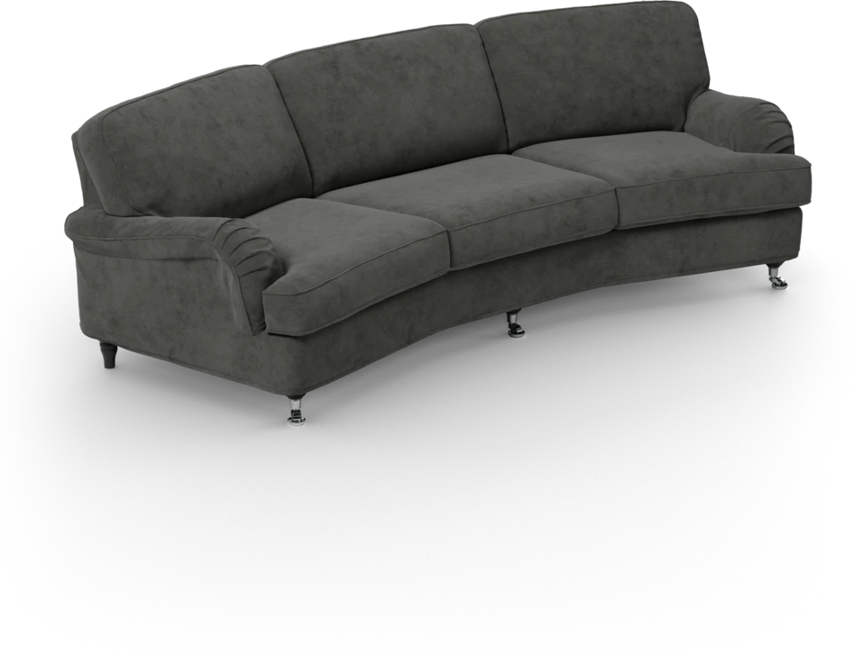 Oxford - 3-sits soffa svängd - Grå
