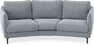 Madison - 3-sits soffa svängd, 70 cm - Blå
