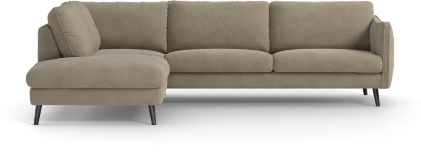 Madison - 3-sits soffa med divan vänster - Beige