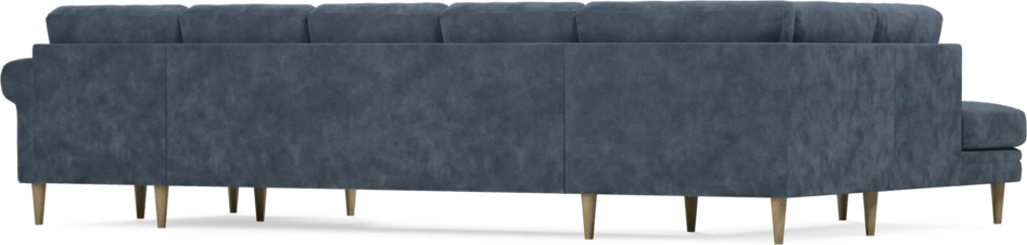 Eden - 3-sits soffa med divan vänster och schäslong höger - Blå