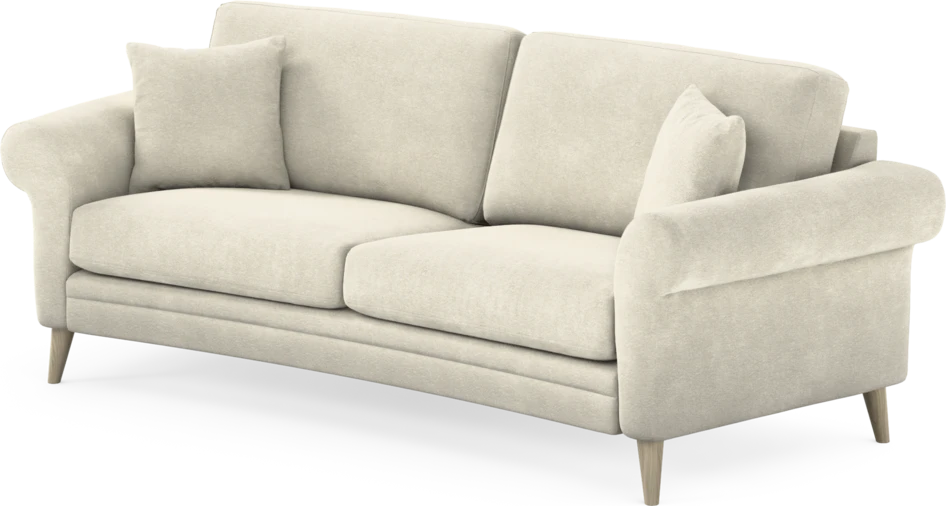 Eden - 2,5-sits soffa svängd - Vit