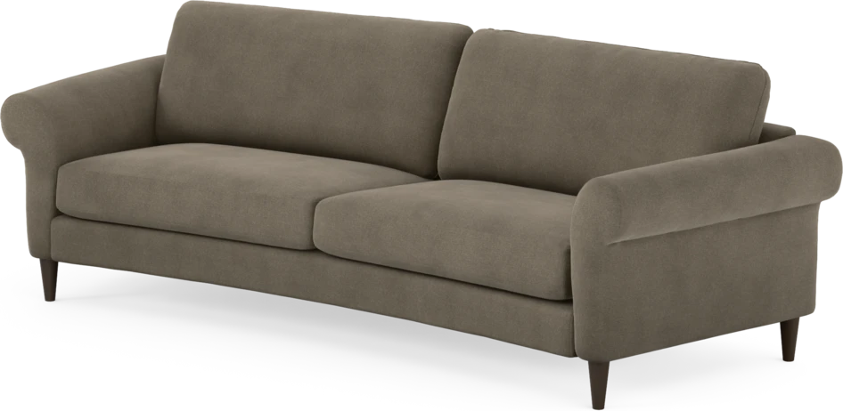 Bridge - 3-sits soffa svängd - Beige