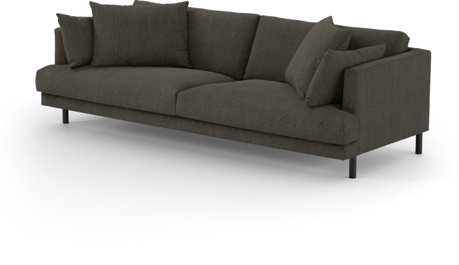 Harper - 4-sits soffa - Brun