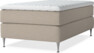 Delux Exclusive - Kontinentalsäng, enkelsäng 120 cm med bäddmadrass - Beige