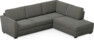 Friday - 2,5-sits soffa med divan höger - Grå