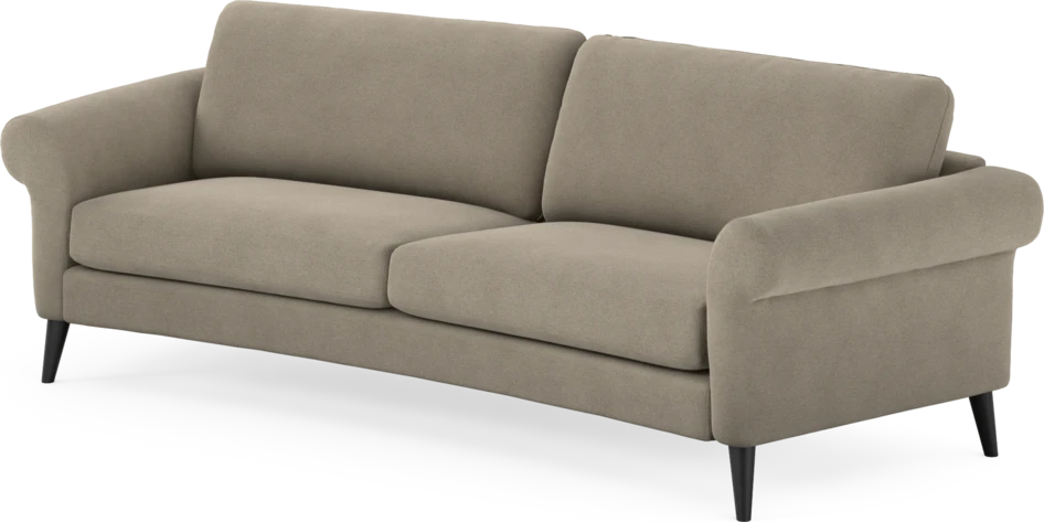 Bridge - 3-sits soffa svängd - Beige
