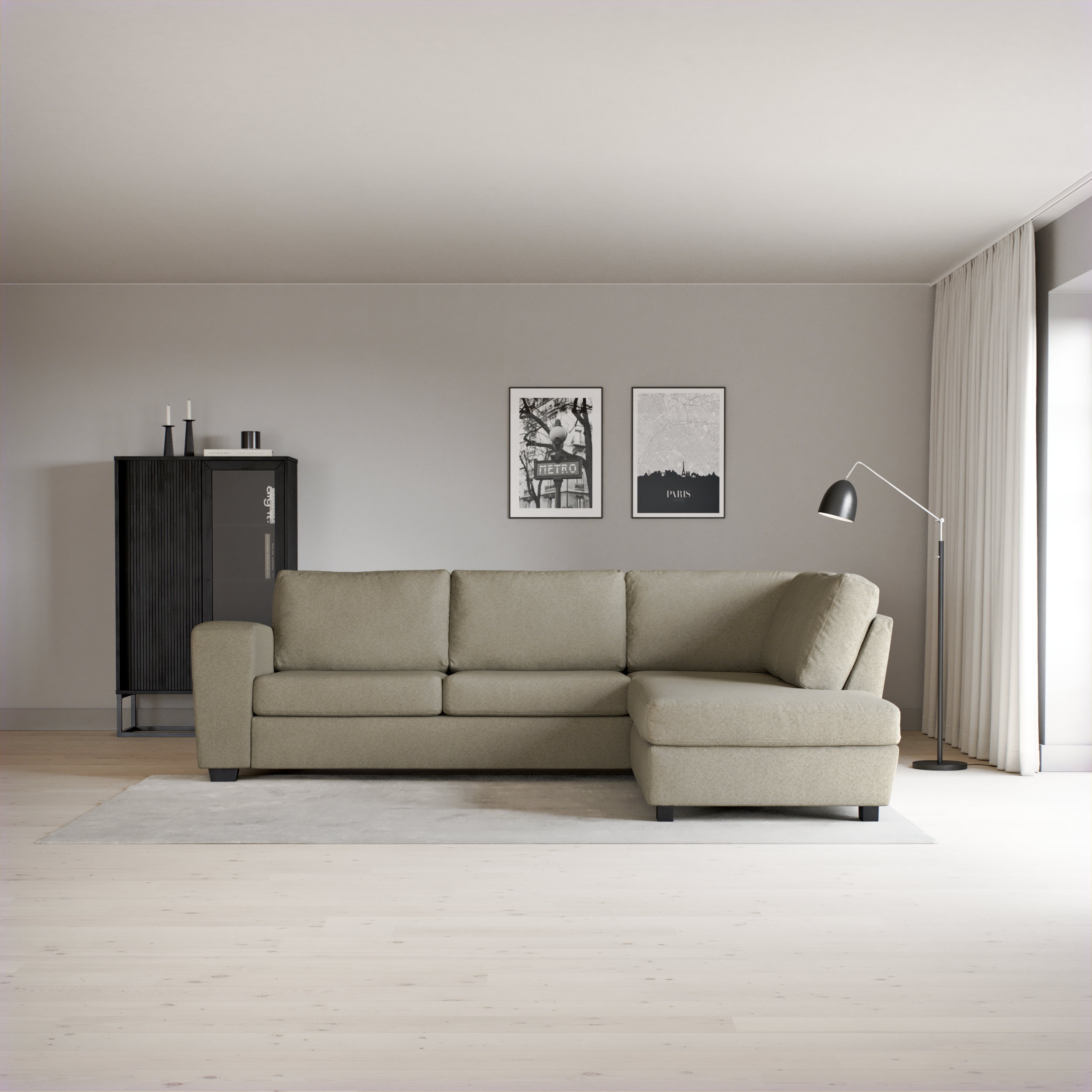 Friday - 2,5-sits soffa med divan höger - inspiration