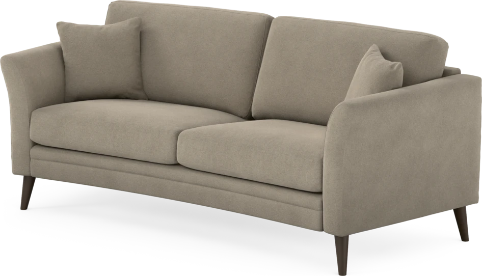 Eden - 2,5-sits soffa svängd - Beige