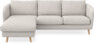 Madison Lux - 2-sits soffa med schäslong vänster - Grå