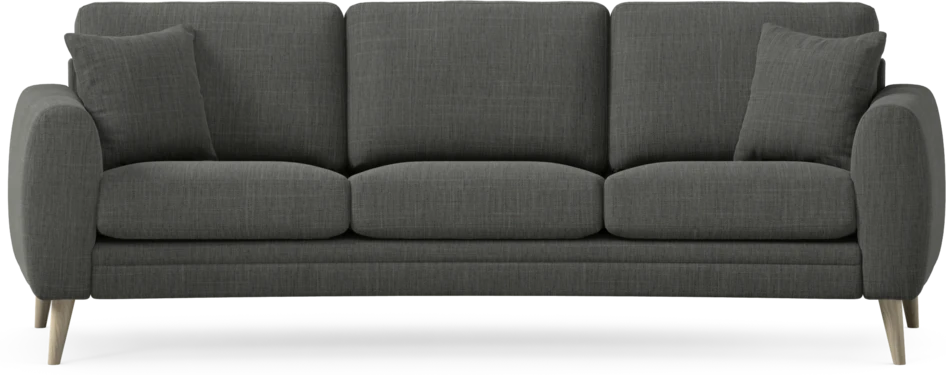 Eden - 3-sits soffa svängd - Grå