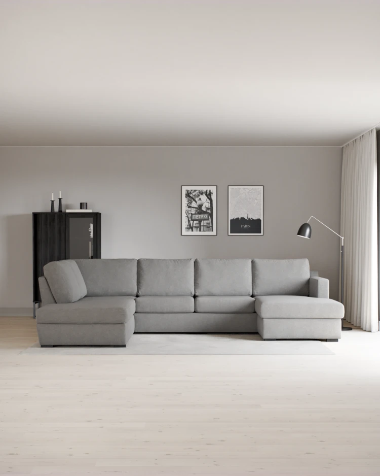 Friday - 3-sits soffa med divan vänster och schäslong höger - inspiration