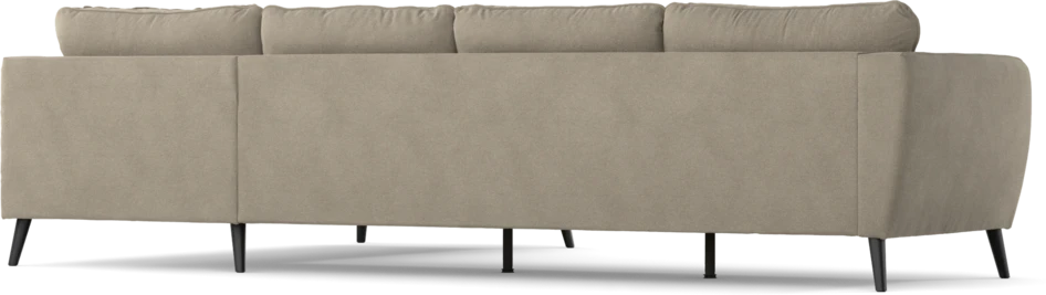 County - 3-sits soffa med divan höger - Beige