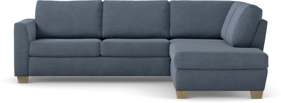 Friday - 2,5-sits soffa med divan höger - Blå