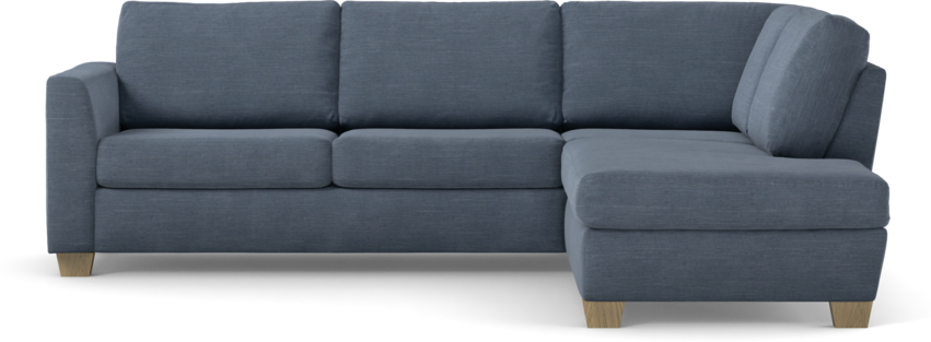 Friday - 2,5-sits soffa med divan höger - Blå