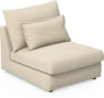 Pieces - 1-sits utan armstöd - Beige