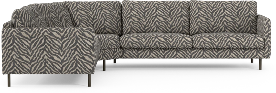 Madison Lux - Hörnsoffa 2+3-sits, hörn 2 - Svart