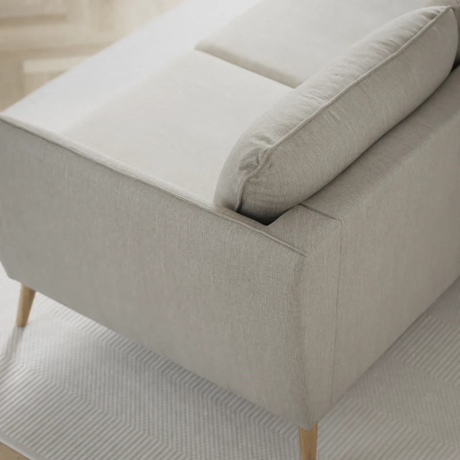 County - 4-sits soffa med divan vänster och schäslong höger - Grå