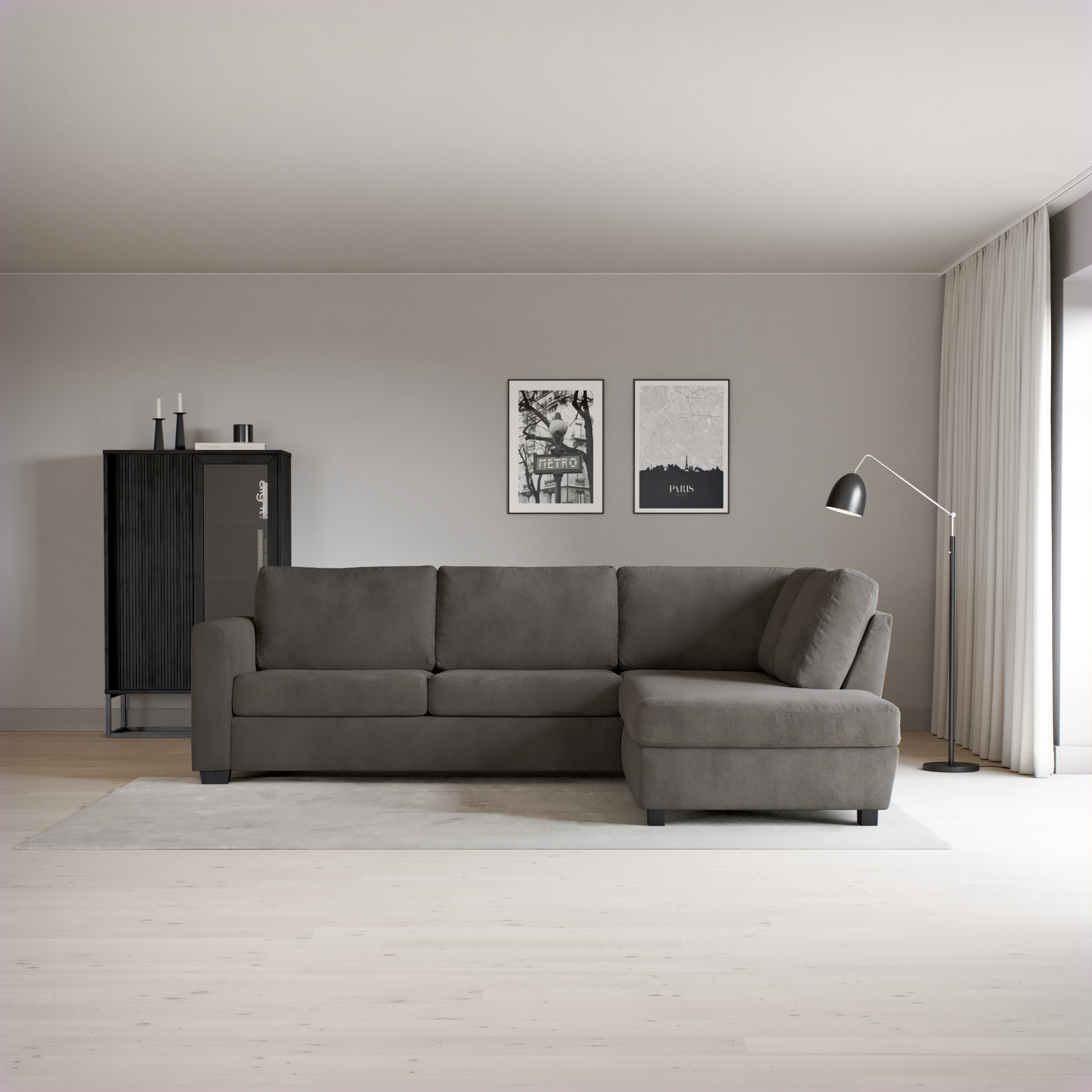 Friday - 2,5-sits soffa med divan höger - inspiration