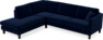 Eden - 2,5-sits soffa med divan - Blå