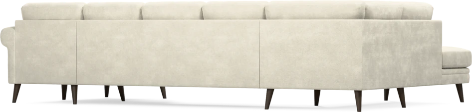 Eden - 3-sits soffa med divan vänster och schäslong höger - Vit