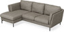 Madison Lux - 2-sits soffa med schäslong vänster - Grå
