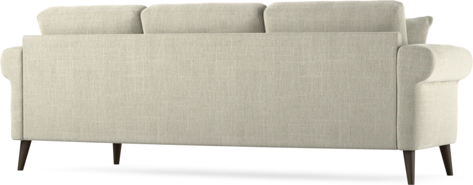Eden - 3-sits soffa svängd - Beige