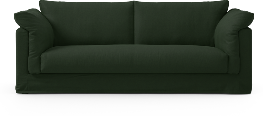 Cherrie Klädsel - 2,5-sits soffa, hel dyna - Grön