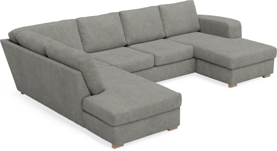 Friday - 3-sits soffa med divan vänster och schäslong höger - Grå