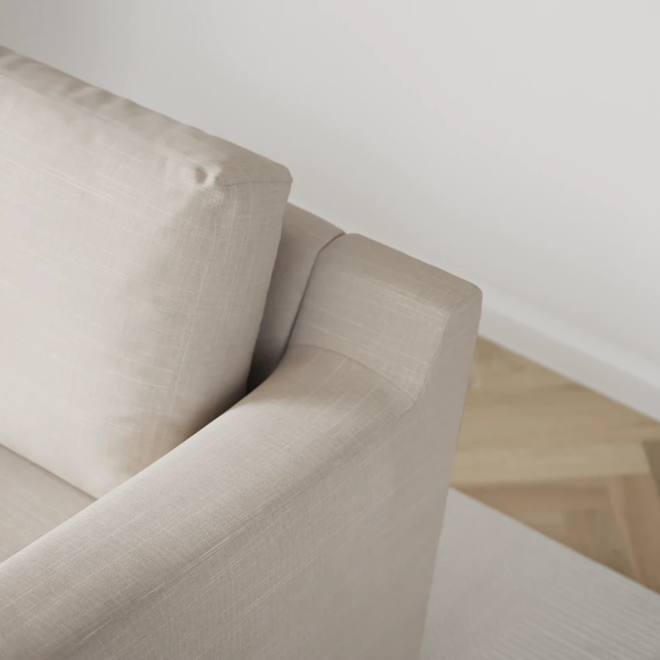 Friday - 2,5-sits soffa med divan höger - Beige
