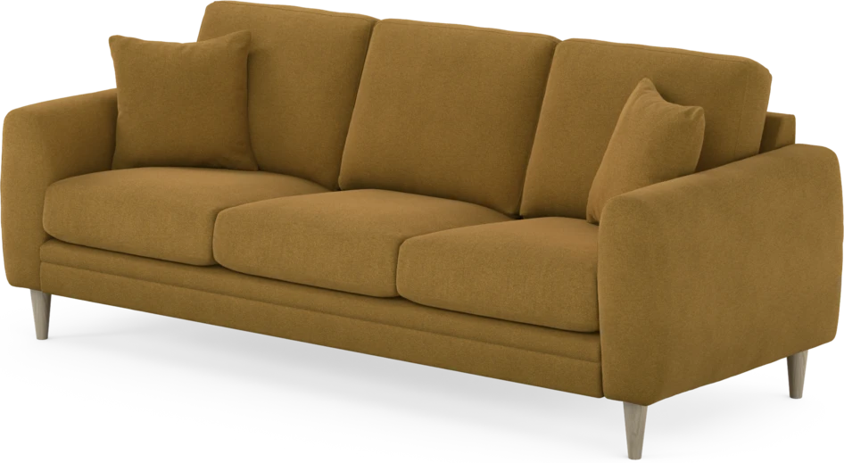 Eden - 3-sits soffa - Gul