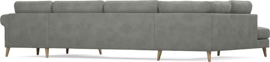 Bridge - 3-sits soffa med divan vänster och schäslong höger - Grå