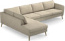 County - 3-sits soffa med divan vänster - Beige