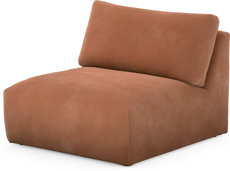 Free - 1,5-sits utan armstöd - Orange
