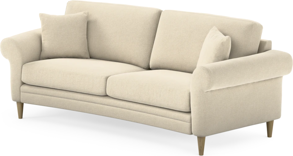 Eden - 2,5-sits soffa svängd - Beige