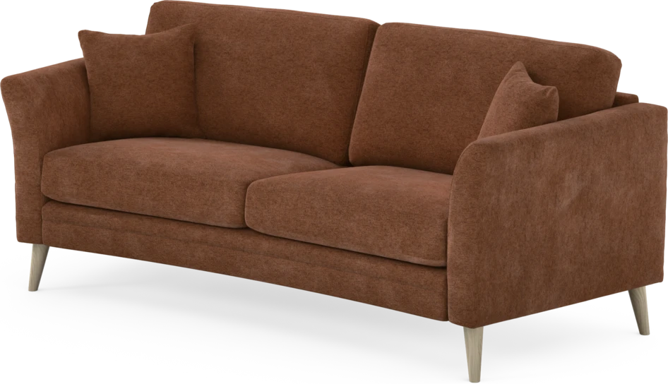 Eden - 2,5-sits soffa svängd - Orange