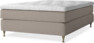 Delux Sense - Kontinentalsäng, enkelsäng med bäddmadrass - Beige
