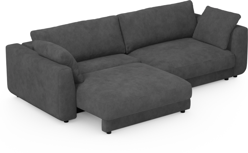 Amie - Bäddsoffa 4-sits - Grå