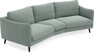 Madison - 3-sits soffa svängd, 90 cm - Turkos