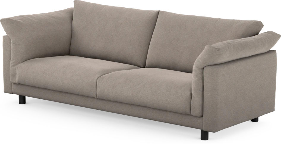 Cherrie - 3-sits soffa, fast klädsel - Beige
