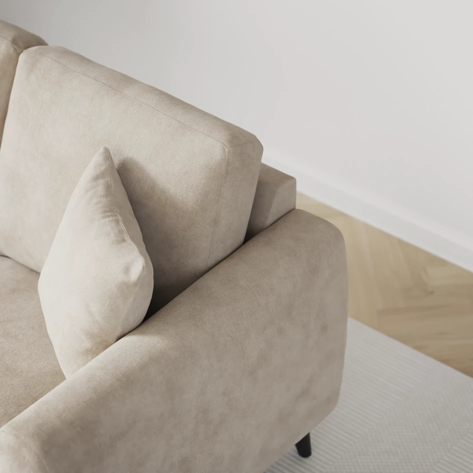 Eden - 3-sits soffa - Beige